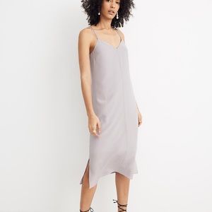 Madewell silk slip dress
